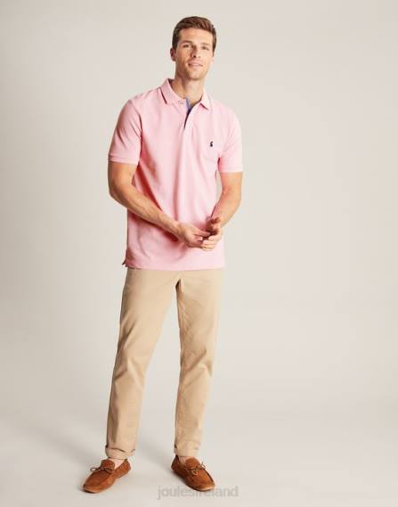 Apparel IE Joules Men Woody Polo Shirt LIGHT PINK JVVL183