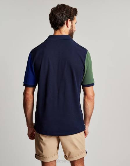 Apparel IE Joules Men Woody Polo Shirt NAVY WHITE STRIPE JVVL186