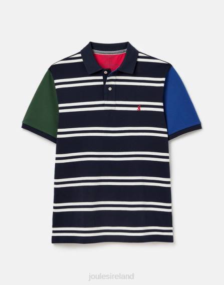 Apparel IE Joules Men Woody Polo Shirt NAVY WHITE STRIPE JVVL186