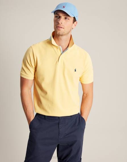 Apparel IE Joules Men Woody Polo Shirt PALE YELLOW JVVL187