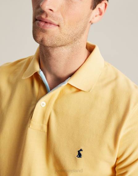Apparel IE Joules Men Woody Polo Shirt PALE YELLOW JVVL187