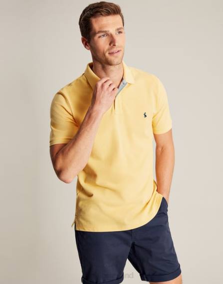 Apparel IE Joules Men Woody Polo Shirt PALE YELLOW JVVL187