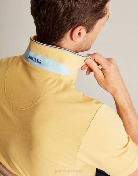 Apparel IE Joules Men Woody Polo Shirt PALE YELLOW JVVL187