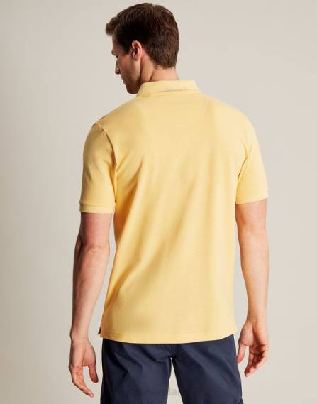 Apparel IE Joules Men Woody Polo Shirt PALE YELLOW JVVL187