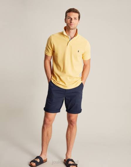 Apparel IE Joules Men Woody Polo Shirt PALE YELLOW JVVL187