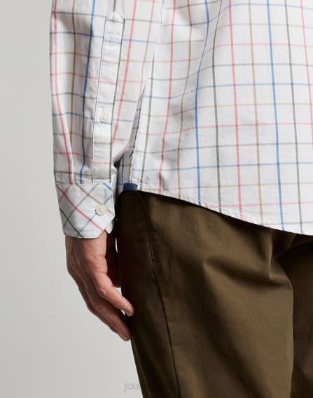 Apparel IE Joules Men Abbott Classic Fit Peached Poplin Shirt MULTI CHECK JVVL244