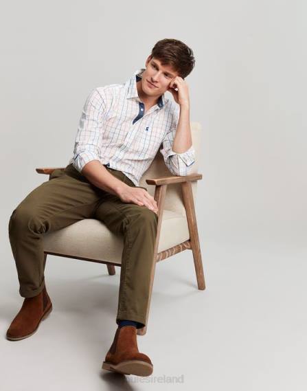 Apparel IE Joules Men Abbott Classic Fit Peached Poplin Shirt MULTI CHECK JVVL244