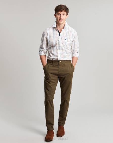Apparel IE Joules Men Abbott Classic Fit Peached Poplin Shirt MULTI CHECK JVVL244