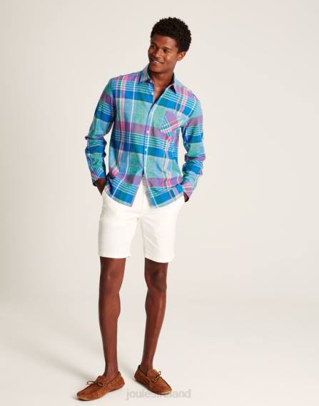 Apparel IE Joules Men Bayard Classic Fit Shirt PINK BLUE CHECK JVVL223
