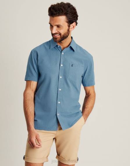 Apparel IE Joules Men Breaker Linen Shirt BLUE JVVL228