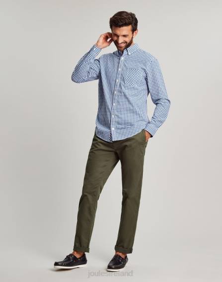 Apparel IE Joules Men Goodridge Classic Fit Poplin Shirt BLUE GINGHAM JVVL215