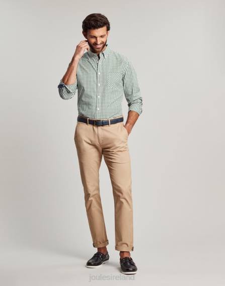 Apparel IE Joules Men Goodridge Classic Fit Poplin Shirt GREEN GINGHAM JVVL225