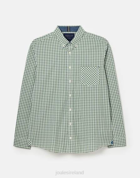 Apparel IE Joules Men Goodridge Classic Fit Poplin Shirt GREEN GINGHAM JVVL225