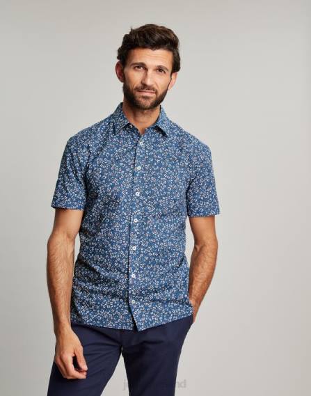 Apparel IE Joules Men Lloyd Classic Fit Printed Shirt BLUE DITSY JVVL195