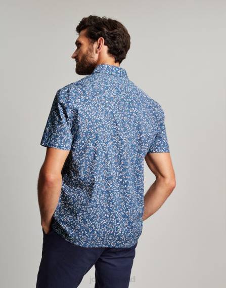Apparel IE Joules Men Lloyd Classic Fit Printed Shirt BLUE DITSY JVVL195