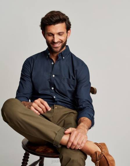 Apparel IE Joules Men Oxford Classic Fit Shirt FRENCH NAVY JVVL164