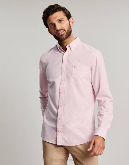 Apparel IE Joules Men Oxford Classic Fit Shirt PINK JVVL235