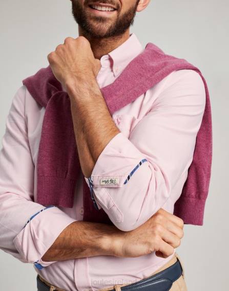 Apparel IE Joules Men Oxford Classic Fit Shirt PINK JVVL235