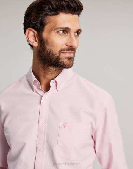 Apparel IE Joules Men Oxford Classic Fit Shirt PINK JVVL235