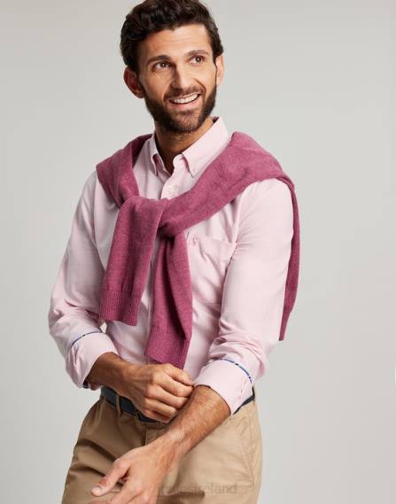 Apparel IE Joules Men Oxford Classic Fit Shirt PINK JVVL235