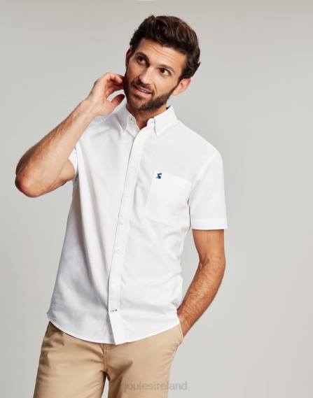 Apparel IE Joules Men Oxford Classic Fit Shirt WHITE JVVL233