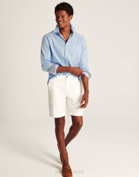 Apparel IE Joules Men Tilford Linen Blend Classic Fit Shirt BLUE HOUNDSTOOTH JVVL185
