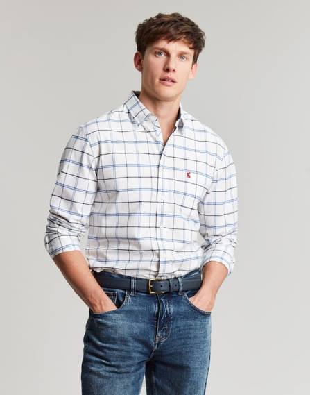 Apparel IE Joules Men Welford Classic Fit Check Shirt NAVY CHECK JVVL239