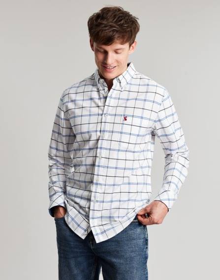 Apparel IE Joules Men Welford Classic Fit Check Shirt NAVY CHECK JVVL239