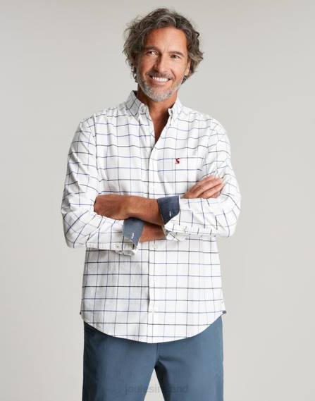 Apparel IE Joules Men Welford Classic Fit Check Shirt WHITE CHECK JVVL174