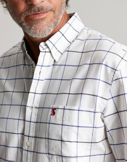 Apparel IE Joules Men Welford Classic Fit Check Shirt WHITE CHECK JVVL174