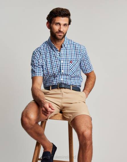 Apparel IE Joules Men Wilson Classic Fit Check Shirt BLUE GINGHAM JVVL242