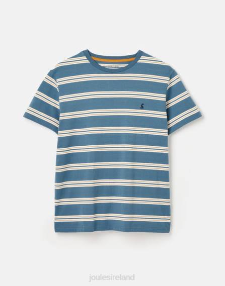 Apparel IE Joules Men Boathouse Striped T-Shirt BLUE GOLD STRIPE JVVL210