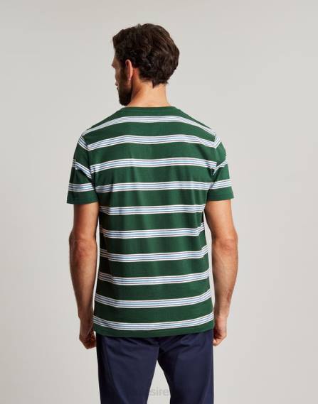 Apparel IE Joules Men Boathouse Striped T-Shirt GREEN MUTLI STRIPE JVVL209