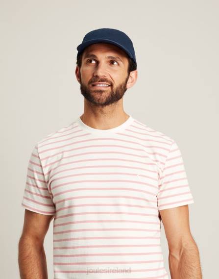 Apparel IE Joules Men Boathouse Striped T-Shirt PINK WHITE STRIPE JVVL208