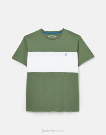 Apparel IE Joules Men Colourblock Short Sleeve T-shirt GREEN COLOUR BLOCK JVVL207