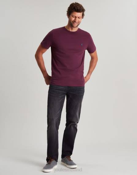 Apparel IE Joules Men Denton Jersey-T-Shirt BURGUNDY JVVL251