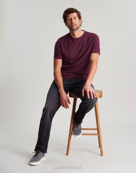 Apparel IE Joules Men Denton Jersey-T-Shirt BURGUNDY JVVL251