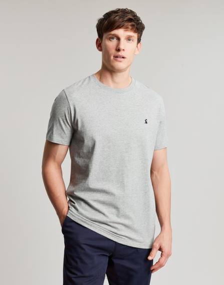 Apparel IE Joules Men Denton Jersey T-Shirt GREY MARL JVVL190