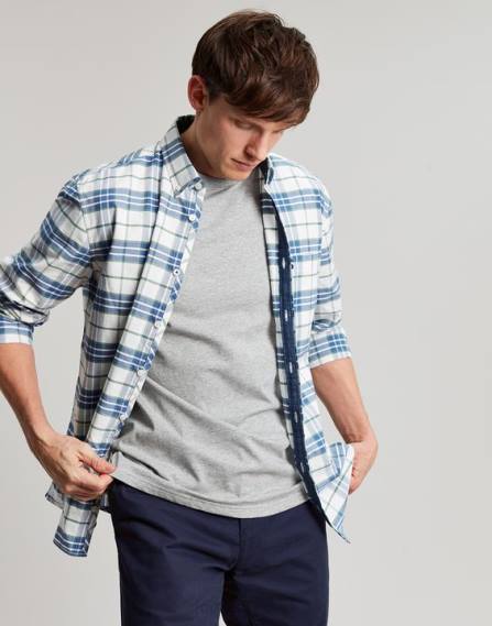 Apparel IE Joules Men Denton Jersey T-Shirt GREY MARL JVVL190