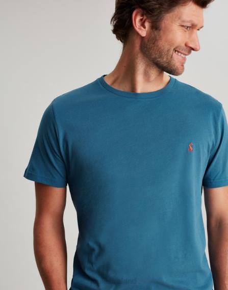 Apparel IE Joules Men Denton Jersey-T-Shirt TURQUOISE JVVL214