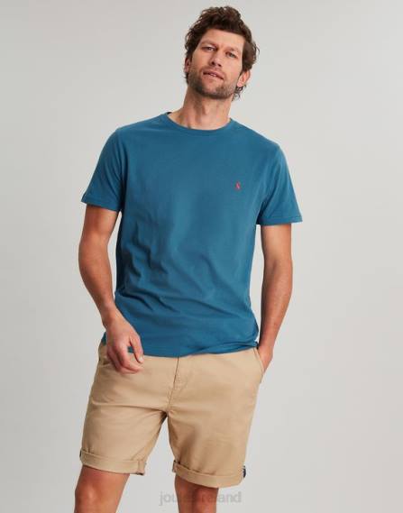 Apparel IE Joules Men Denton Jersey-T-Shirt TURQUOISE JVVL214
