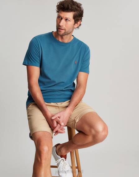 Apparel IE Joules Men Denton Jersey-T-Shirt TURQUOISE JVVL214