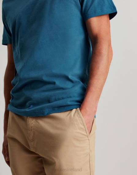 Apparel IE Joules Men Denton Jersey-T-Shirt TURQUOISE JVVL214