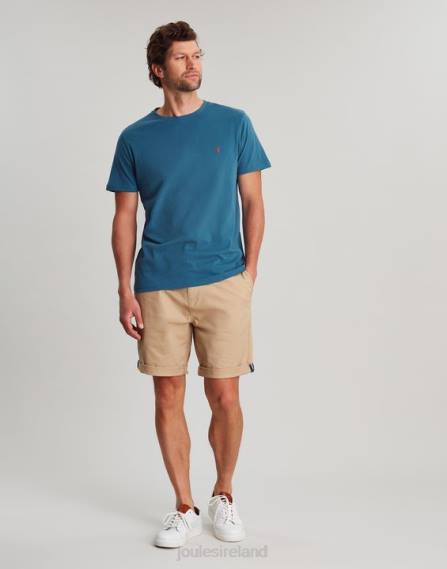 Apparel IE Joules Men Denton Jersey-T-Shirt TURQUOISE JVVL214