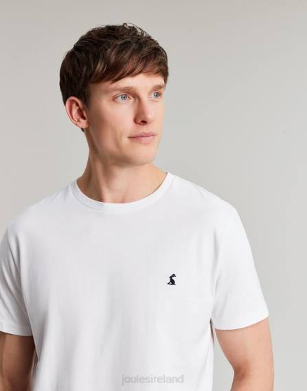 Apparel IE Joules Men Denton Jersey T-Shirt WHITE JVVL166