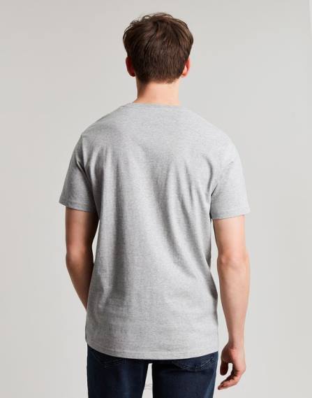 Apparel IE Joules Men Flynn Graphic T-Shirt GREY MARL JVVL184