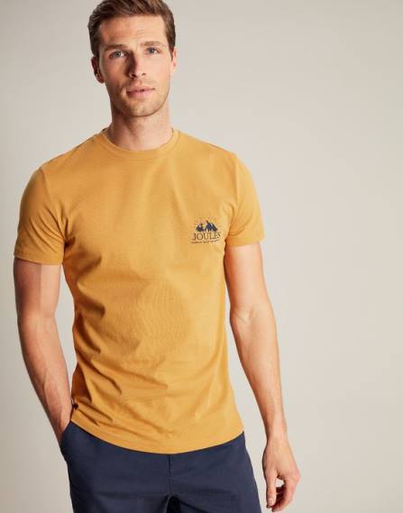 Apparel IE Joules Men Flynn T-Shirt YELLOW MARL JVVL177