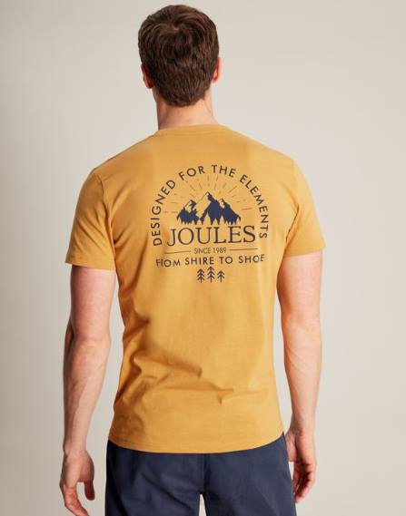Apparel IE Joules Men Flynn T-Shirt YELLOW MARL JVVL177