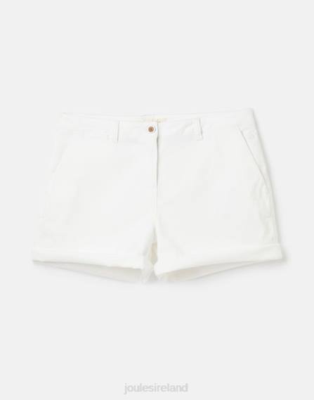 Apparel IE Joules Women Cruise Mid Length Chino Short BRIGHT WHITE JVVL49