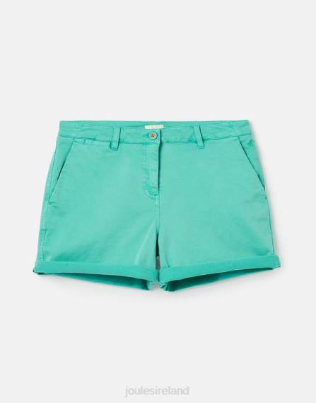 Apparel IE Joules Women Cruise Mid Length Chino Short WATERFALL JVVL122